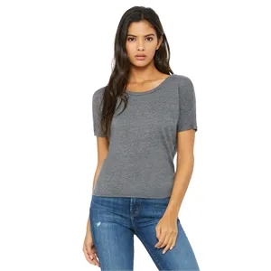 Women's Flowy Open Back Tee