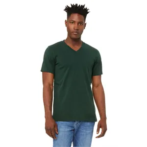 Unisex Jersey Short Sleeve V-Neck Tee