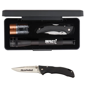 AA LED Mini Maglite® with Buck Bantam BBW Knife
