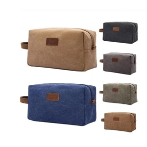 Canvas Toiletry Bag