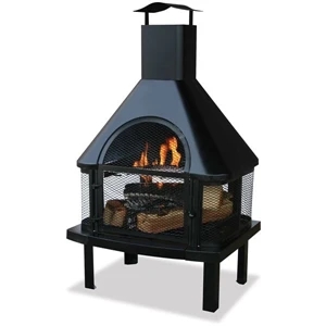 Endless Summer - Black Wood Burning Outdoor Fire Pit