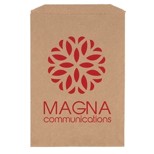 7 1/2W x 10 1/2H - Merchandise Bag - Flexo Ink Print