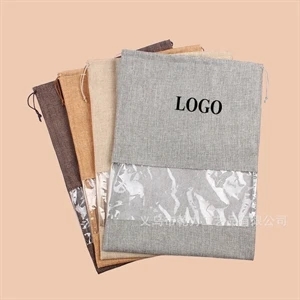 Jute Bag with Clear Window