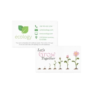 Premium Seeded Paper Business Card