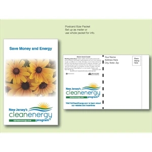 Black Eyed Susan Flower Seed Packet-Postcard Mailer 4"x6.5"