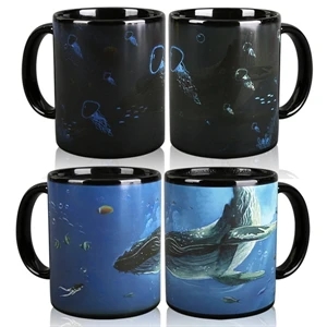 11oz Sublimation Magic Color Changing Coffee Mugs