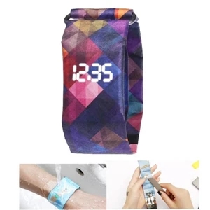 LED Waterproof Sports Paper Watch