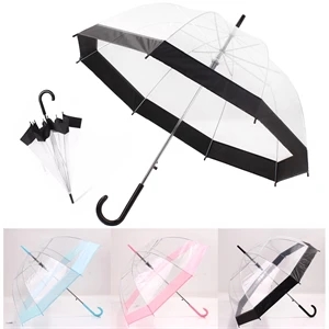 Custom Logo Clear Dome Umbrella