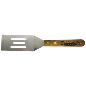 Wood Handle Kitchen Utensil - Slotted Spatula