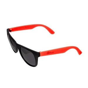 Color Pop Plastic Sunglasses w/ 1 Colour Imprint