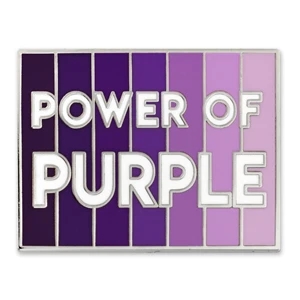 Power Of Purple Pin