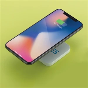 Space saver desktop wireless charging pad