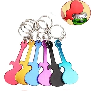 Guitar Shaped Bottle Opener with Key Holder