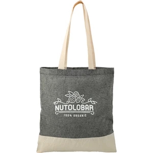 Split Recycled 5oz Cotton Twill Convention Tote