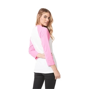 Next Level Apparel Unisex CVC Three-Quarter Sleeve Raglan...