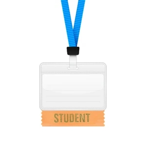 Student 4"L x 1.625"W Badge Ribbons