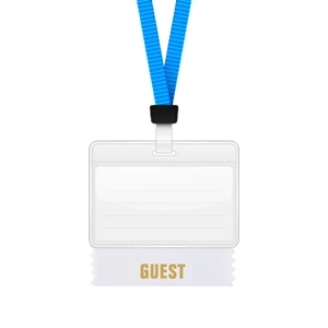 4"L x 1.625"W Guest Badge Ribbon