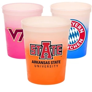 16 oz. Two-Tone Color Changing Stadium Cups