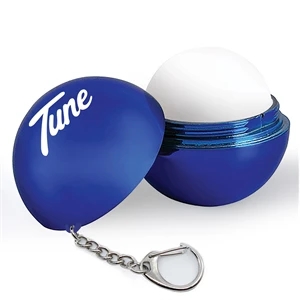 Metallic Lip Balm with Keychain