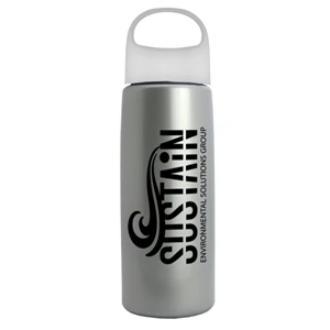 26 oz Metalike Flair Bottle with Oval Crest Lid