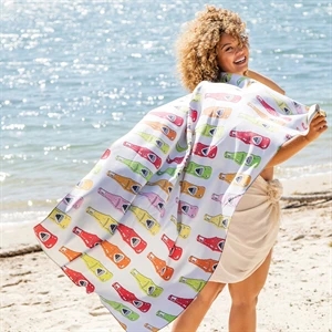 Sublimated Quick Dry Sand Proof Beach Towel