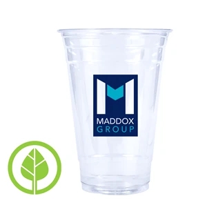 20 oz. Eco-Friendly Clear PLA Plastic Cup
