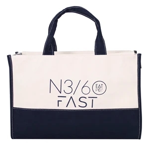 Chicago Tote Large Heavy Canvas Handbag for Daily Utility