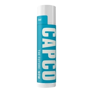 Custom Logo Custom SPF 30 Soy Based Lip Balm in White Tube