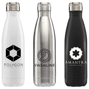 Ibiza - 17oz. Double Wall Stainless Bottle - Silkscreen