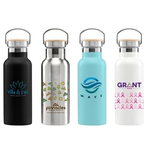 Oahu 17oz. Double Wall Stainless Canteen Bottle - Full Color