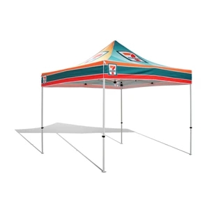 10'x10' V4 Steel Frame Pop Up with 600 Denier Full Dye Top