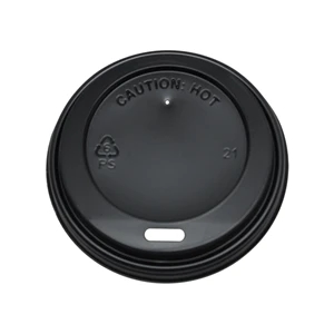 8oz. Black Hot Cup Lid