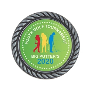 Commemorative Keepsake Challenge Coin Laminated Insert Rope