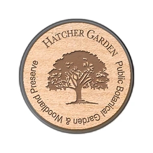 USA MADE Dimensional Lapel Pin - Wood Insert