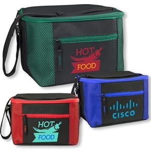 Aluminum Foil Insulated Lunch Cooler Bag (9" x 8" x 5")