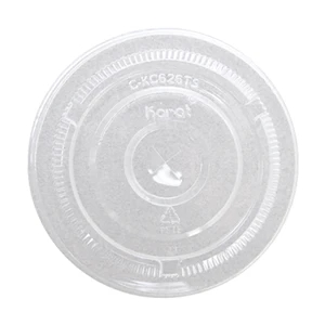 12-24 oz. Clear PET Plastic Flat Lid