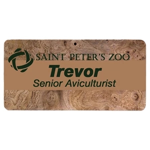 Sublimatable UVSub Aluminum Name Badge with Radius Corners