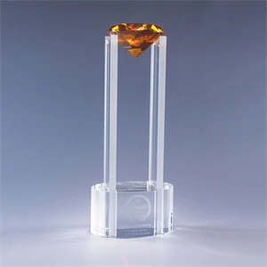 Sky Diamond Optic Crystal Award