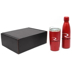 Stainless Steel 17oz. Tumbler & 22oz. Bottle Set