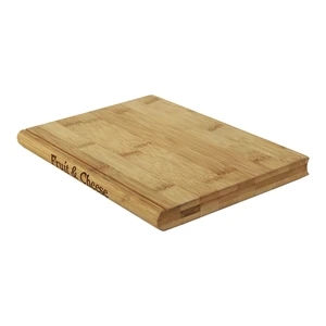 Book Shaped Bamboo Cutting Board