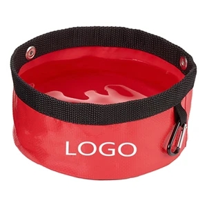 Pet Water Bowl Collapsible Dog Bowl With Carabiner