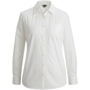 Ladies Essential Broadcloth Shirt Long Sleeve