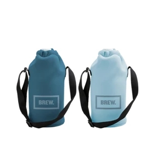 Neoprene Growler Cover with Drawstring