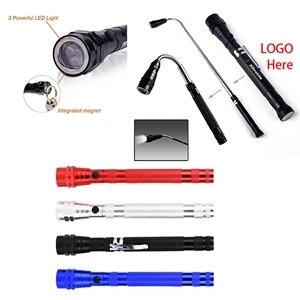 Magnetic 3 LED Flash Light