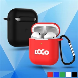 Silicone Earbud Case with Carabiner