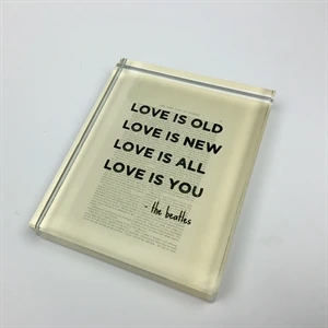 Wedding Souvenirs Favors Crystal Book Paperweight