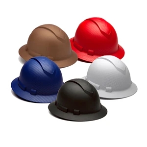 Pyramex Full-Brim Hard Hat with Graphite matte finish