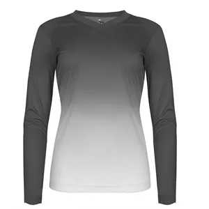 Women's OMBRE Long Sleeve Volleyball Jersey