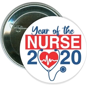 Year of the Nurse 2020, Healthcare, 2.25-inch Button