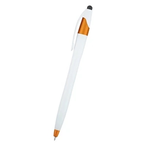 Metallic White/Orange